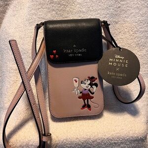 Kate Spade Minnie Mouse Crossbody Bag - Black and Pink